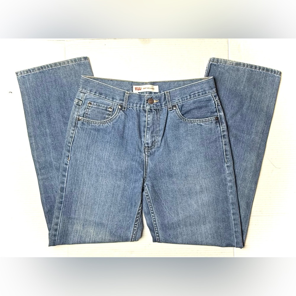 Levis 550 Relaxed‎ Women’s 20 Regular Blue Denim Jeans 30x30 Cotton Straight Leg